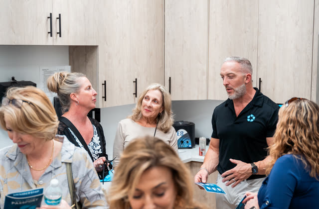 Guests touring Relive Health Vero Beach